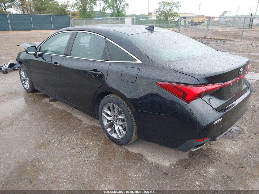 2019 Toyota Avalon VIN 4T1BZ1FBXKU037688 IAAI salvage auction — FRONT END, Salvage (Indiana), sold $8,800 on 2026-08-02 (photo 3)