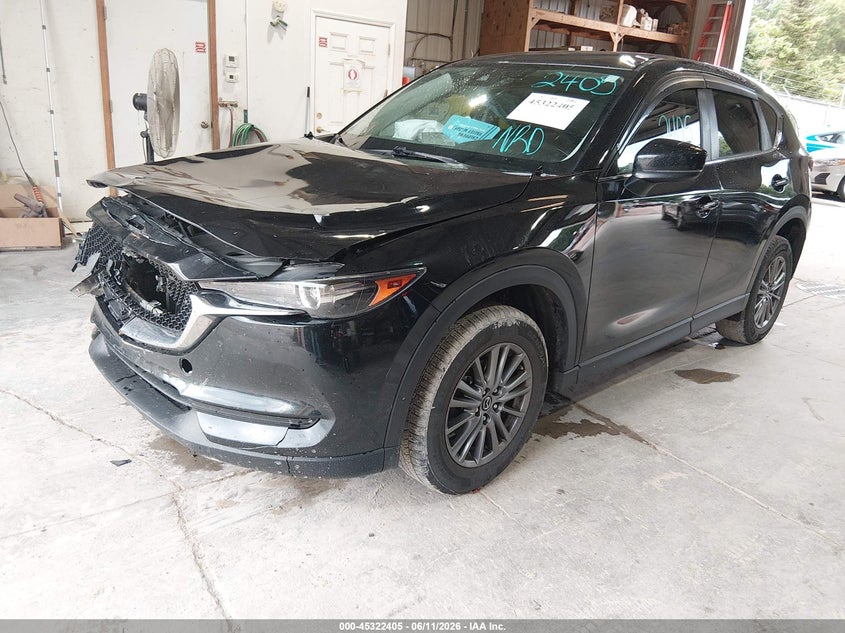 2018 Mazda Cx-5 VIN JM3KFBBM5J1456954 IAAI salvage auction — FRONT END, Junk Bill Of Sale Mv2459 (Wisconsin), sold $2,200 on 2026-07-22 (photo 2)
