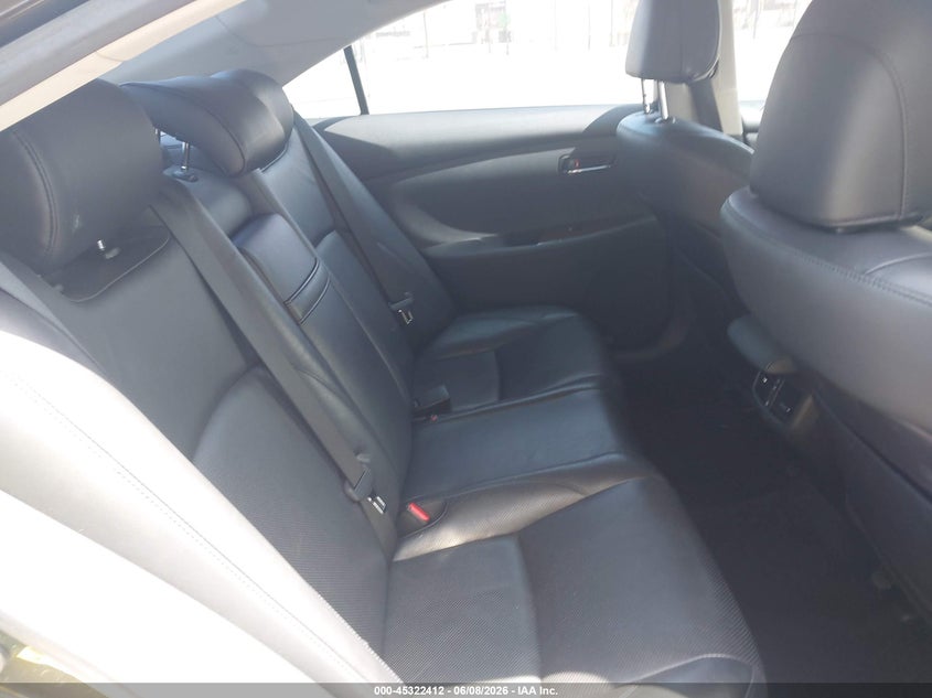 2010 Lexus ES VIN JTHBK1EG0A2392142 IAAI salvage auction — LEFT REAR, Salvage (California), sold $925 on 2026-07-07 (photo 8)