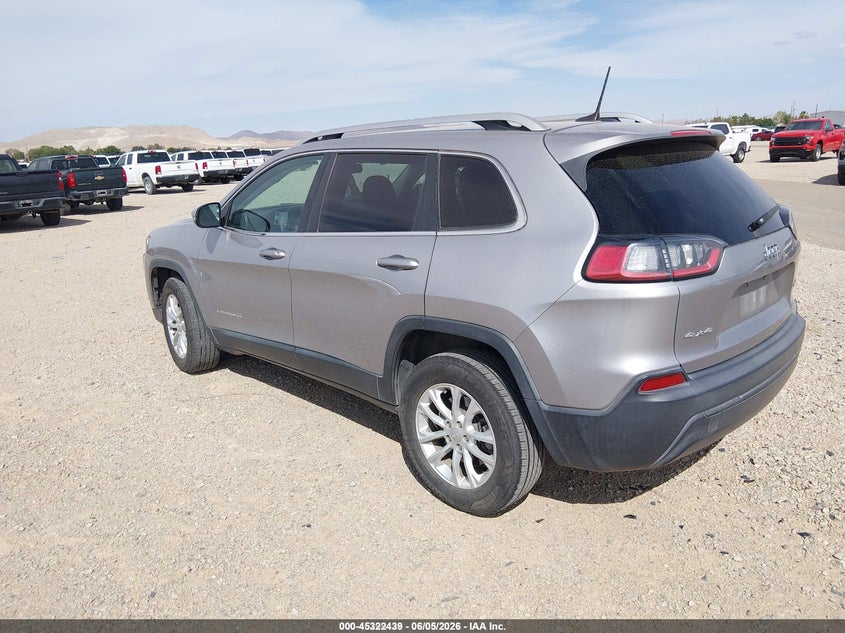 2019 Jeep Cherokee VIN 1C4PJMCB7KD449526 IAAI salvage auction — NORMAL WEAR, Sf97 (Texas), sold $10,200 on 2026-09-16 (photo 3)