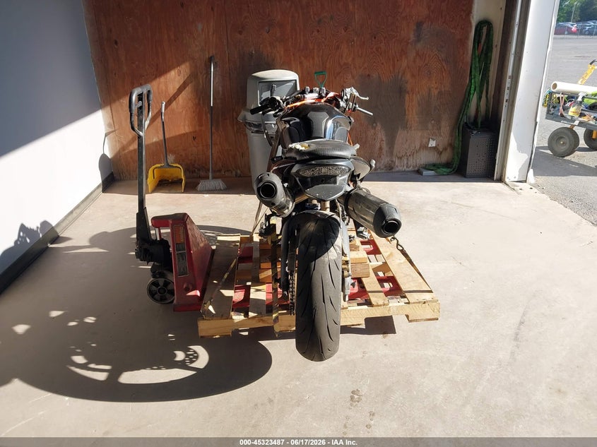 2012 Triumph motorcycle Street VIN SMTD02NE5CT531541 IAAI salvage auction — ROLLOVER, Clear (Virginia), sold $575 on 2026-07-07 (photo 6)