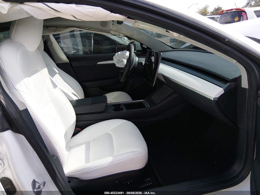 2022 Tesla Model 3 VIN 5YJ3E1EB3NF365943 IAAI salvage auction — FRONT END, Salvage Title, sold $6,200 on 2026-07-08 (photo 5)