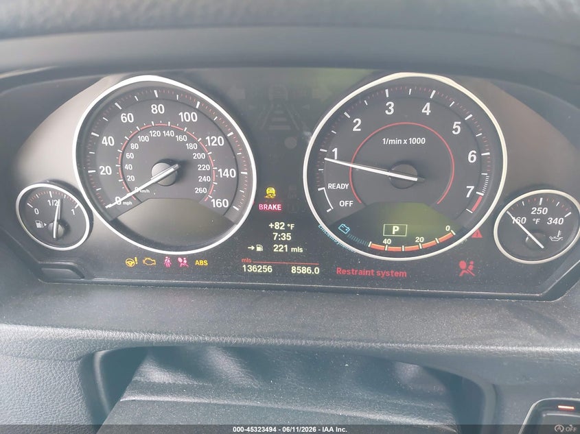 2013 BMW 3er VIN WBA3A9C50DF475993 IAAI salvage auction — LEFT FRONT, Original (Texas), sold $25 on 2026-07-29 (photo 7)
