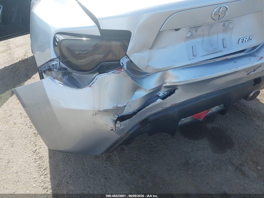 2016 Scion Fr-s VIN JF1ZNAA16G9703779 IAAI salvage auction — FRONT END, Salvage (California), sold $3,350 on 2026-09-23 (photo 6)