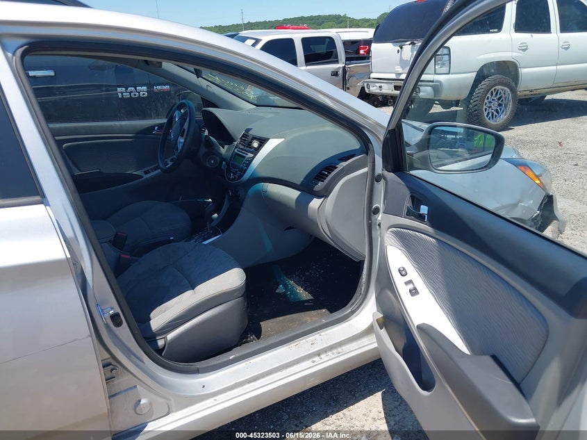2013 Hyundai Accent VIN KMHCU4AE0DU298109 IAAI salvage auction — RIGHT FRONT, Salvage (Oklahoma), sold $1,100 on 2026-07-15 (photo 5)