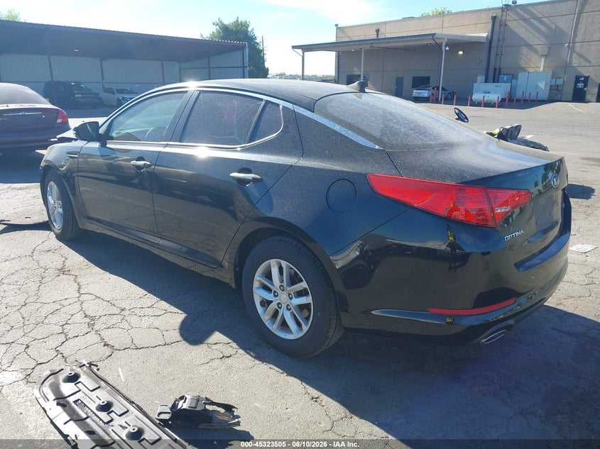 2013 Kia Optima VIN 5XXGM4A73DG186059 IAAI salvage auction — FRONT END, Salvage Title, sold $375 on 2026-07-22 (photo 3)