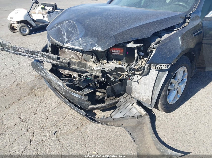 2013 Kia Optima VIN 5XXGM4A73DG186059 IAAI salvage auction — FRONT END, Salvage Title, sold $375 on 2026-07-22 (photo 6)