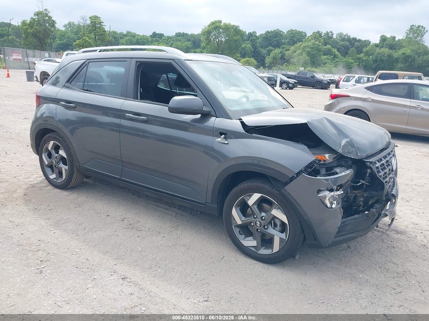 2023 Hyundai Venue VIN KMHRC8A39PU260921 IAAI salvage auction — LEFT SIDE, Salvage Title, sold $25 on 2026-07-21 (photo 1)