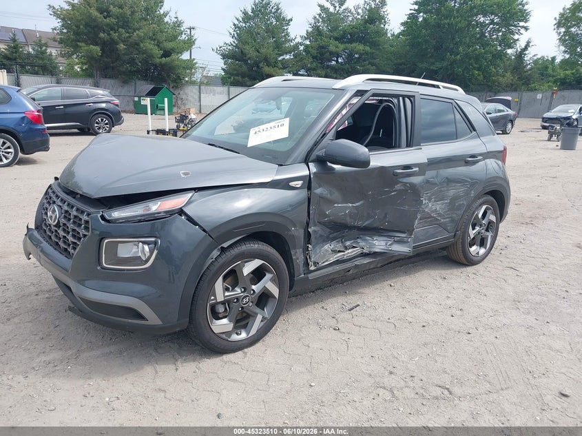 2023 Hyundai Venue VIN KMHRC8A39PU260921 IAAI salvage auction — LEFT SIDE, Salvage Title, sold $25 on 2026-07-21 (photo 2)