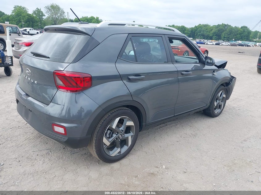 2023 Hyundai Venue VIN KMHRC8A39PU260921 IAAI salvage auction — LEFT SIDE, Salvage Title, sold $25 on 2026-07-21 (photo 4)