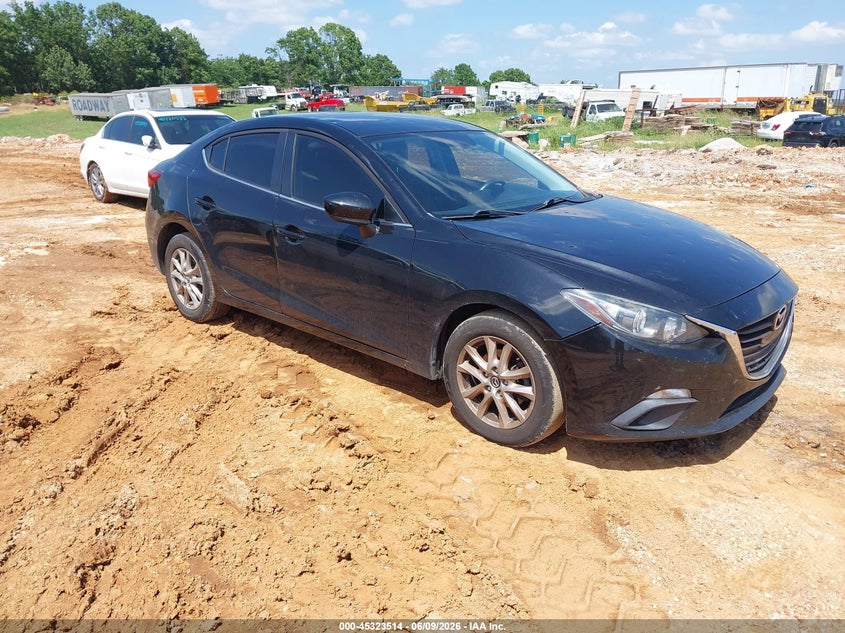 2016 Mazda 3 VIN 3MZBM1U77GM305896 IAAI salvage auction — HAIL, Salvage Title, sold $1,000 on 2026-08-31 (photo 1)