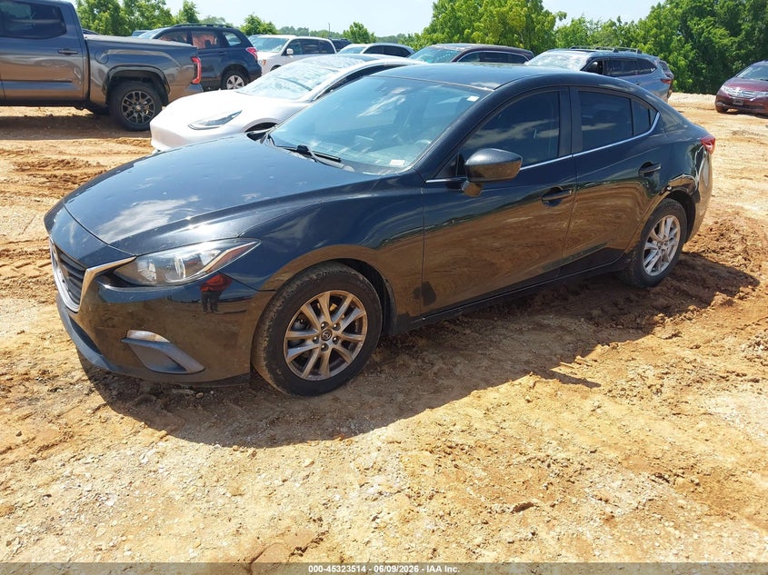 2016 Mazda 3 VIN 3MZBM1U77GM305896 IAAI salvage auction — HAIL, Salvage Title, sold $1,000 on 2026-08-31 (photo 2)