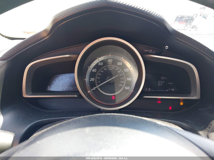 2016 Mazda 3 VIN 3MZBM1U77GM305896 IAAI salvage auction — HAIL, Salvage Title, sold $1,000 on 2026-08-31 (photo 7)