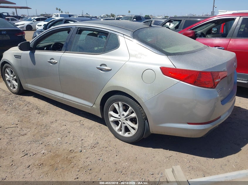 2013 Kia Optima VIN 5XXGN4A74DG155447 IAAI salvage auction — NORMAL WEAR, Clear - Dealer Only (California), sold $925 on 2026-07-07 (photo 3)