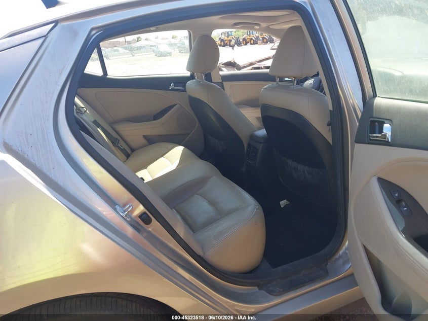 2013 Kia Optima VIN 5XXGN4A74DG155447 IAAI salvage auction — NORMAL WEAR, Clear - Dealer Only (California), sold $925 on 2026-07-07 (photo 8)