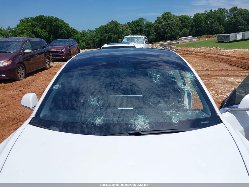 2020 Tesla Model 3 VIN 5YJ3E1EC8LF586962 IAAI salvage auction — HAIL, Salvage Title, sold $11,500 on 2026-07-16 (photo 6)