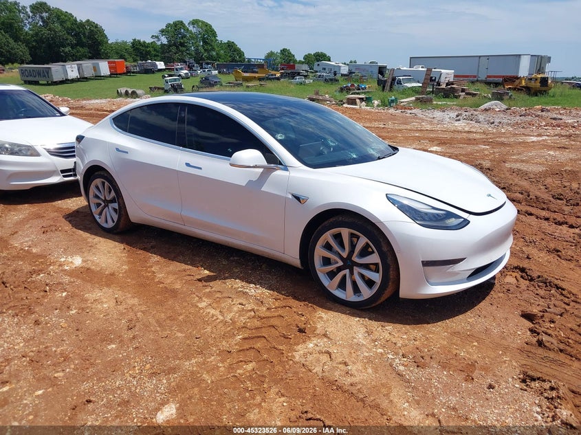 2020 Tesla Model 3 VIN 5YJ3E1EC8LF586962 IAAI salvage auction — HAIL, Salvage Title, sold $11,500 on 2026-07-16 (photo 1)