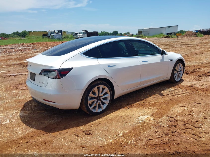 2020 Tesla Model 3 VIN 5YJ3E1EC8LF586962 IAAI salvage auction — HAIL, Salvage Title, sold $11,500 on 2026-07-16 (photo 4)