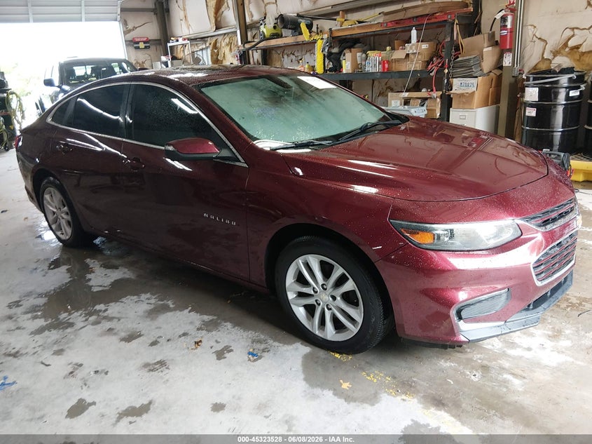 2016 Chevrolet Malibu VIN 1G1ZE5ST8GF282031 IAAI salvage auction — REAR END, Salvage (Kentucky), sold $800 on 2026-07-24 (photo 1)
