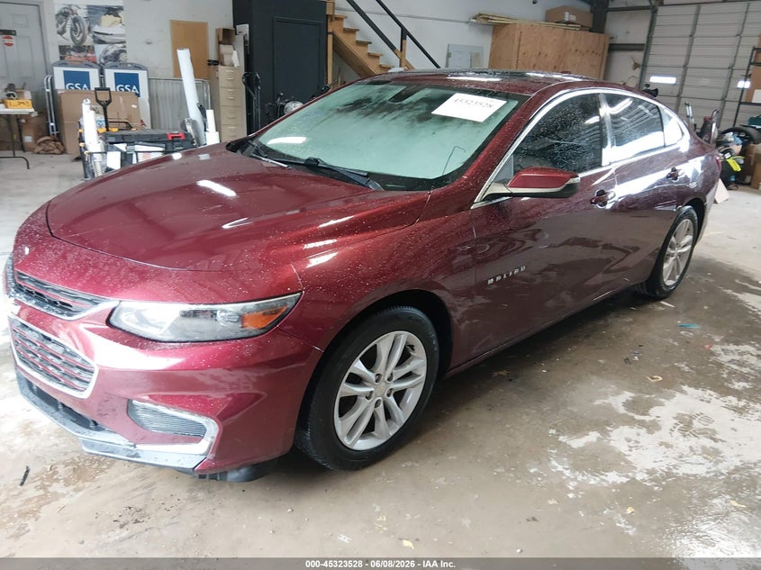 2016 Chevrolet Malibu VIN 1G1ZE5ST8GF282031 IAAI salvage auction — REAR END, Salvage (Kentucky), sold $800 on 2026-07-24 (photo 2)