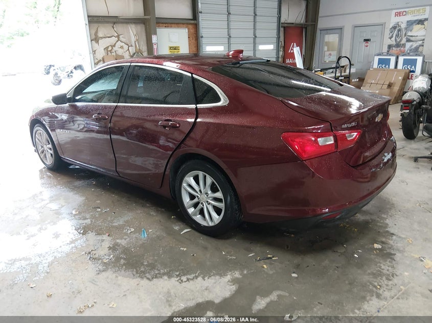 2016 Chevrolet Malibu VIN 1G1ZE5ST8GF282031 IAAI salvage auction — REAR END, Salvage (Kentucky), sold $800 on 2026-07-24 (photo 3)