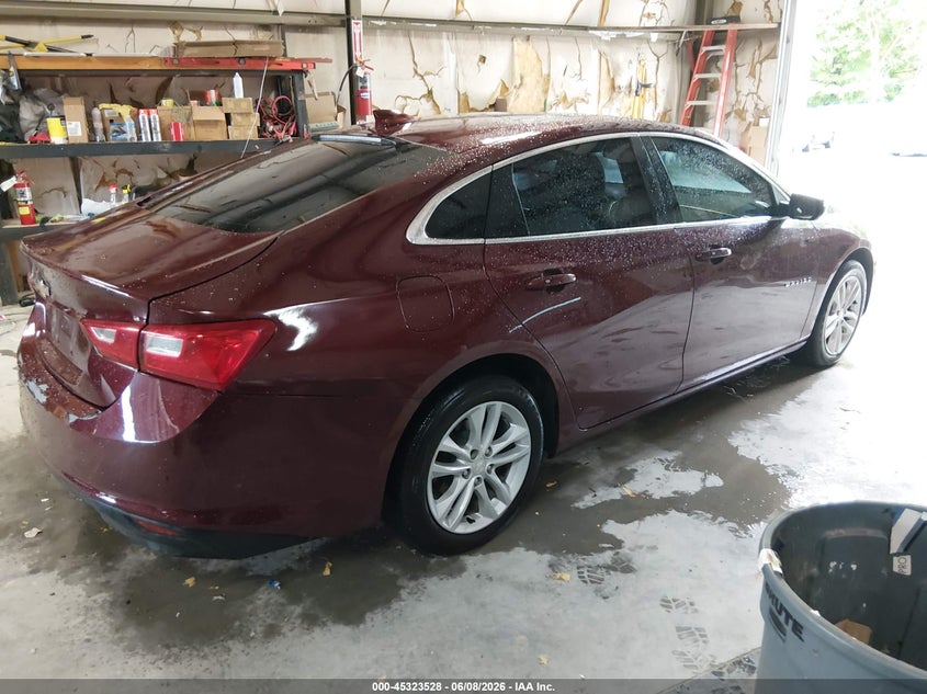 2016 Chevrolet Malibu VIN 1G1ZE5ST8GF282031 IAAI salvage auction — REAR END, Salvage (Kentucky), sold $800 on 2026-07-24 (photo 4)