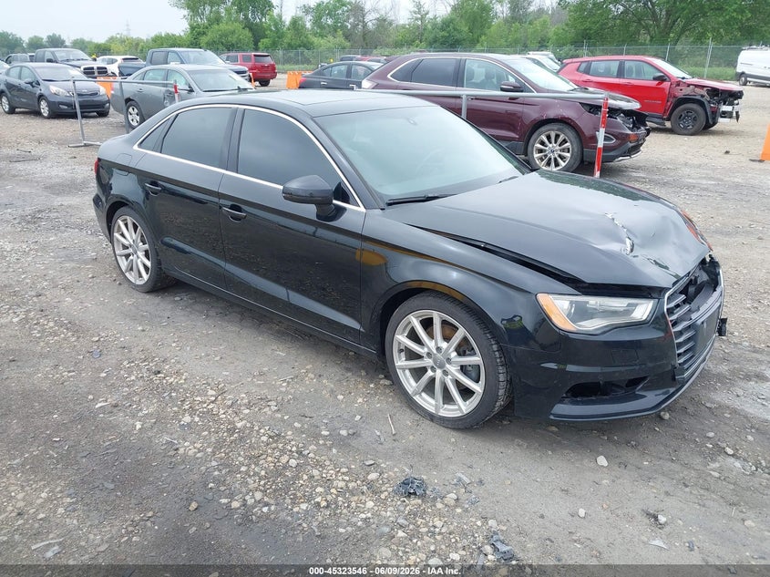 2016 Audi A3 VIN WAUE8GFF3G1071858 IAAI salvage auction — FRONT END, Salvage Title, sold $1,300 on 2026-07-09 (photo 1)