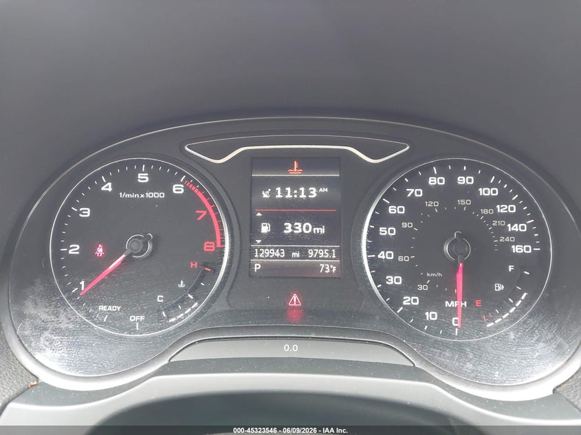 2016 Audi A3 VIN WAUE8GFF3G1071858 IAAI salvage auction — FRONT END, Salvage Title, sold $1,300 on 2026-07-09 (photo 7)