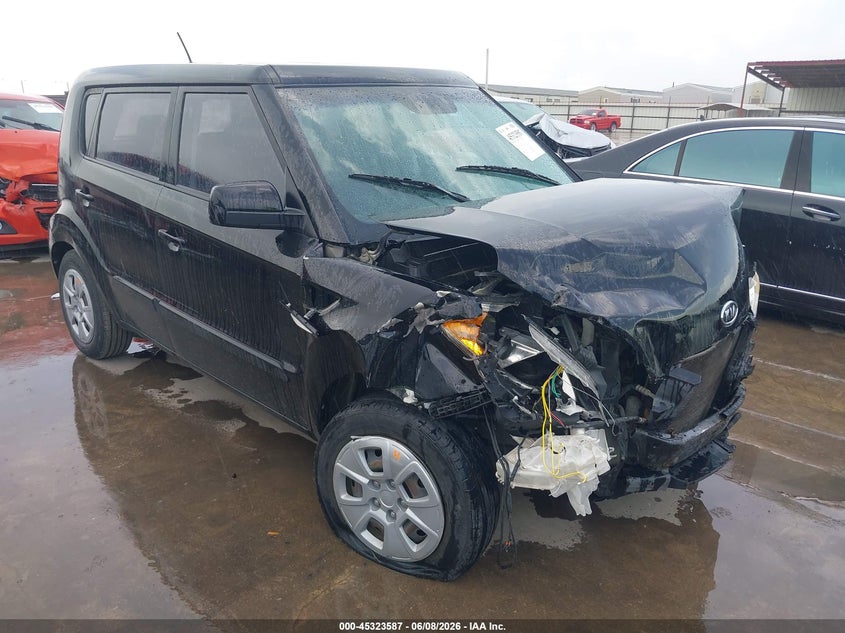 2012 Kia Soul VIN KNDJT2A50C7747546 IAAI salvage auction — FRONT END, Salvage Title, sold $375 on 2026-07-14 (photo 1)