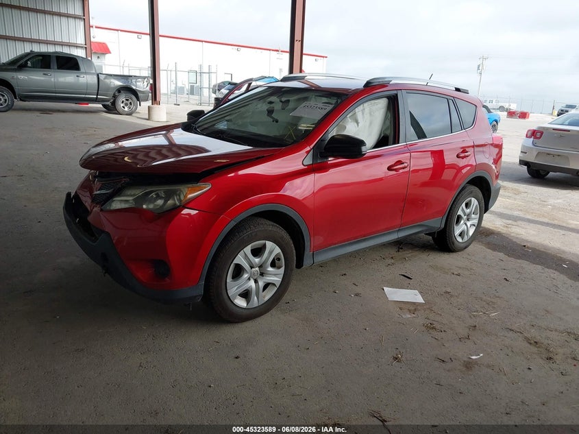 2015 Toyota Rav 4 VIN JTMBFREV6FJ019090 IAAI salvage auction — FRONT END, Salvage (Missouri), sold $3,700 on 2026-07-09 (photo 2)