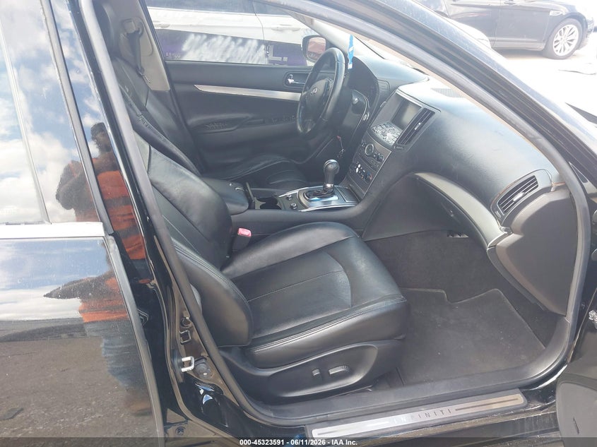 2012 Infiniti G VIN JN1DV6AP7CM810808 IAAI salvage auction — RIGHT FRONT, Original (Texas), sold $1,000 on 2026-07-22 (photo 5)