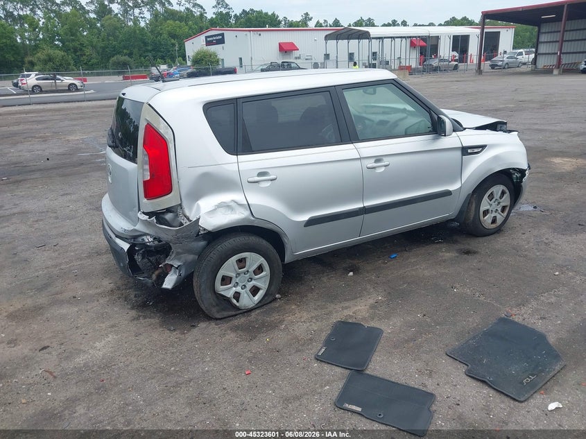2013 Kia Soul VIN KNDJT2A53D7768408 IAAI salvage auction — FRONT END, Salvage Title, sold $25 on 2026-07-07 (photo 4)