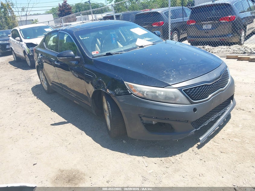 2015 Kia Optima VIN 5XXGN4A79FG417188 IAAI salvage auction — SUSPENSION, Salvage (Rhode Island), sold $25 on 2026-07-28 (photo 1)