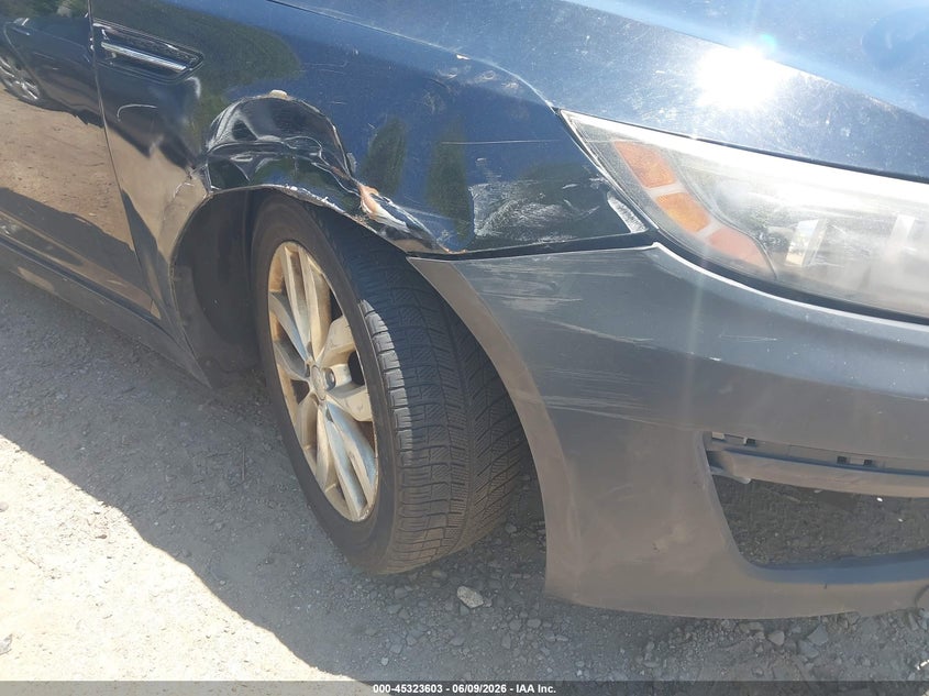 2015 Kia Optima VIN 5XXGN4A79FG417188 IAAI salvage auction — SUSPENSION, Salvage (Rhode Island), sold $25 on 2026-07-28 (photo 6)
