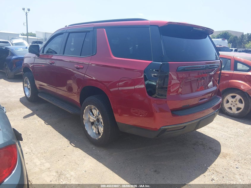 2021 Chevrolet Tahoe VIN 1GNSKRKTXMR305237 IAAI salvage auction — FRONT END, Salvage Title, sold $26,500 on 2026-07-29 (photo 3)