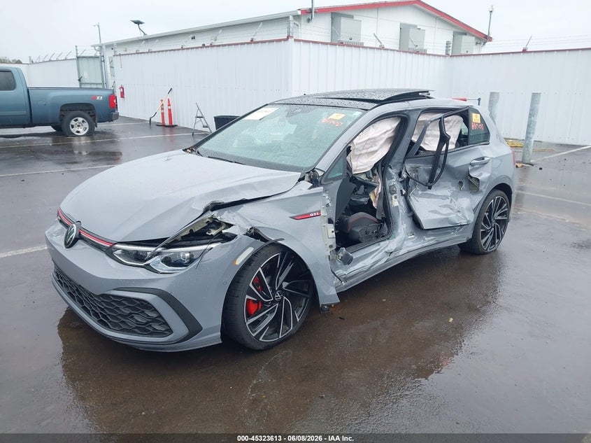 2024 Volkswagen Golf gti VIN WVWVA7CD5RW161822 IAAI salvage auction — SIDE, Salvage Title, sold $4,750 on 2026-07-28 (photo 2)