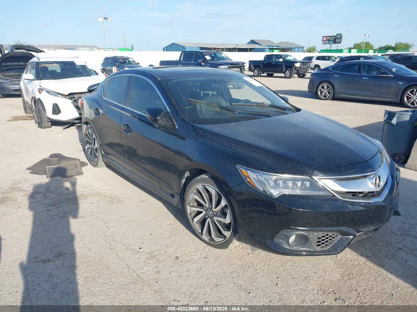 2017 Acura Ilx VIN 19UDE2F88HA016532 IAAI salvage auction — WATER/FLOOD, Salvage (Texas), sold $1,100 on 2026-07-29 (photo 1)