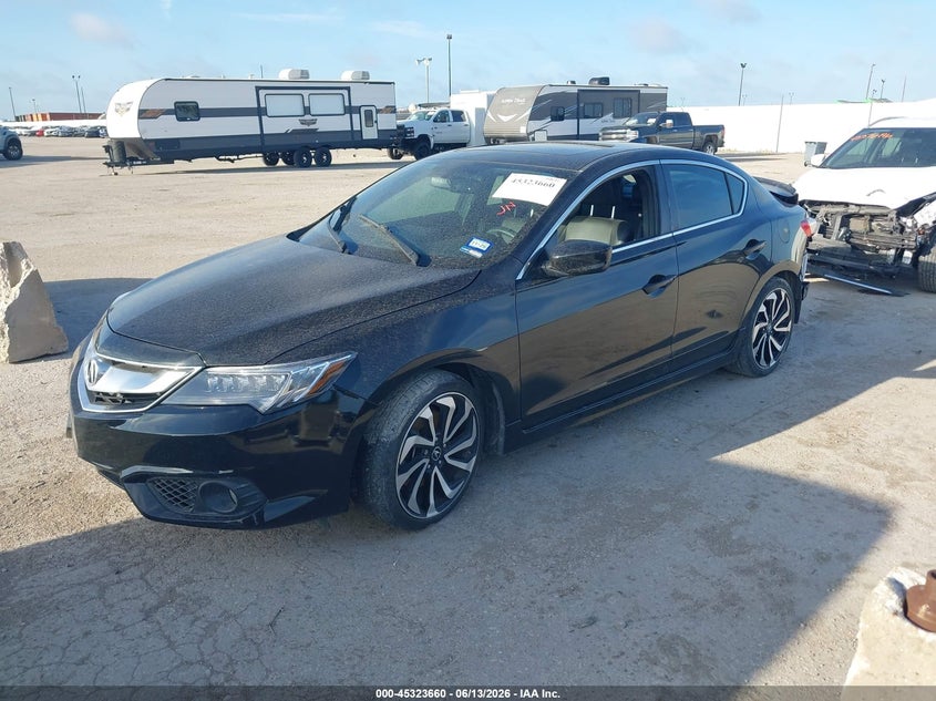2017 Acura Ilx VIN 19UDE2F88HA016532 IAAI salvage auction — WATER/FLOOD, Salvage (Texas), sold $1,100 on 2026-07-29 (photo 2)