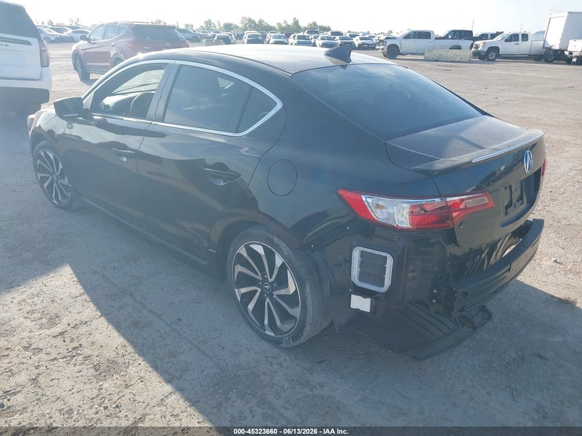 2017 Acura Ilx VIN 19UDE2F88HA016532 IAAI salvage auction — WATER/FLOOD, Salvage (Texas), sold $1,100 on 2026-07-29 (photo 3)