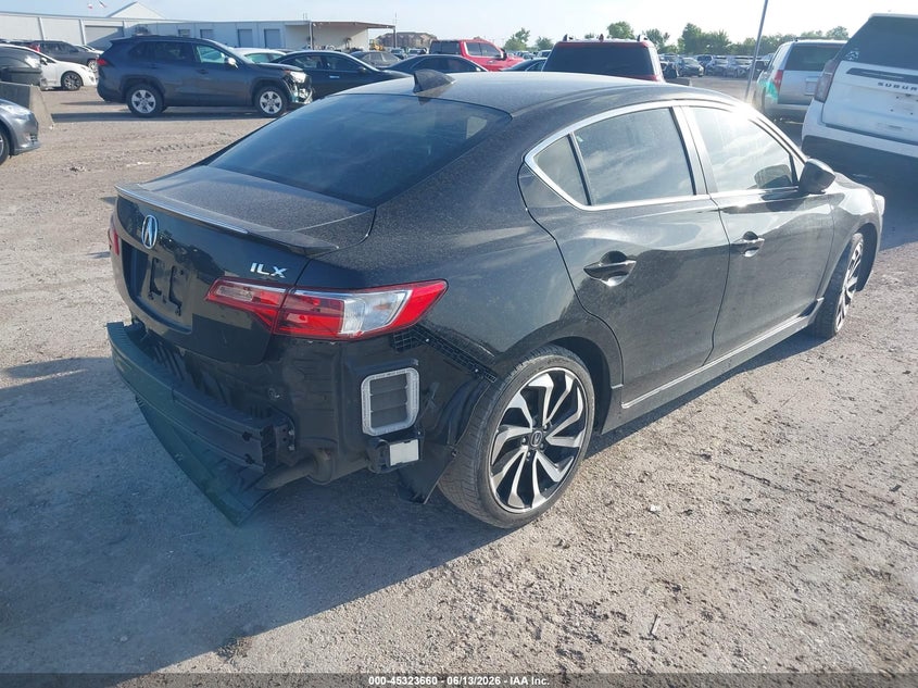 2017 Acura Ilx VIN 19UDE2F88HA016532 IAAI salvage auction — WATER/FLOOD, Salvage (Texas), sold $1,100 on 2026-07-29 (photo 4)