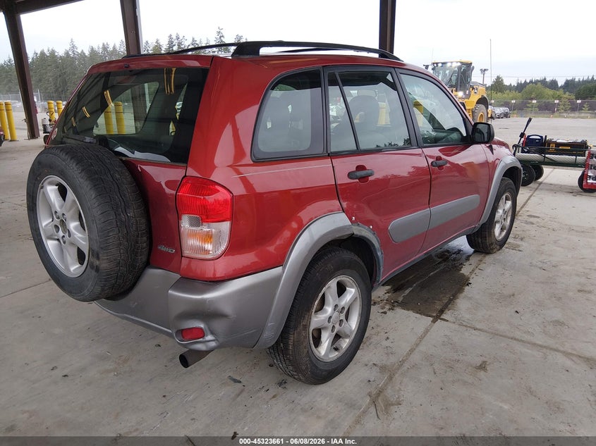 2003 Toyota Rav4 VIN JTEHH20V130229192 IAAI salvage auction — FRONT & REAR, Bill Of Sale (Washington), sold $1,150 on 2026-07-08 (photo 4)