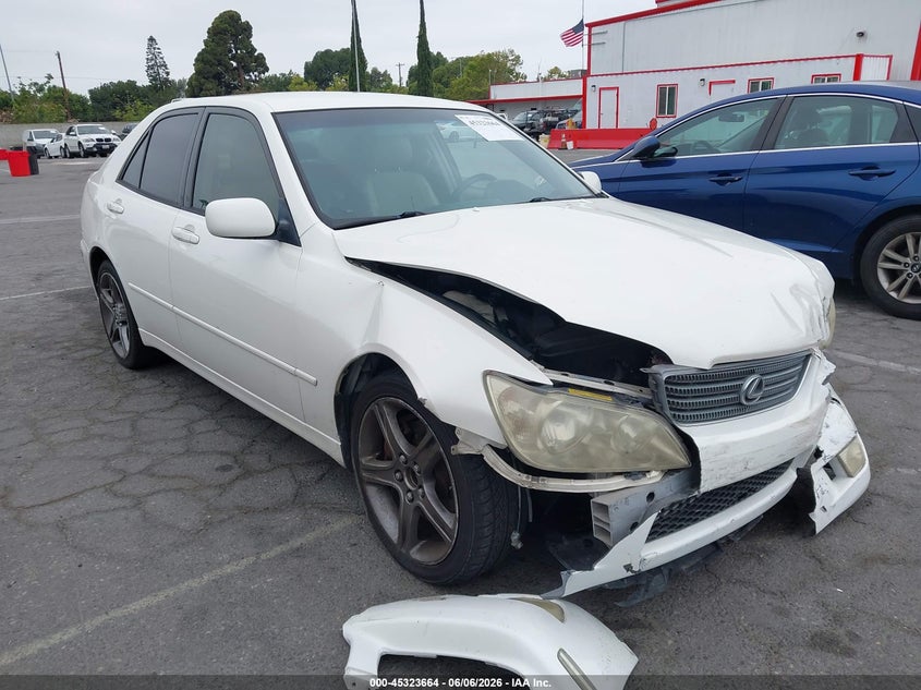 2001 Lexus Is VIN JTHBD182110026552 IAAI salvage auction — NORMAL WEAR, Salvage (California), sold $425 on 2026-07-09 (photo 1)