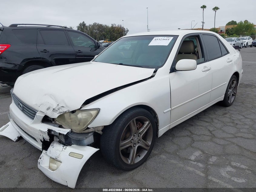 2001 Lexus Is VIN JTHBD182110026552 IAAI salvage auction — NORMAL WEAR, Salvage (California), sold $425 on 2026-07-09 (photo 2)