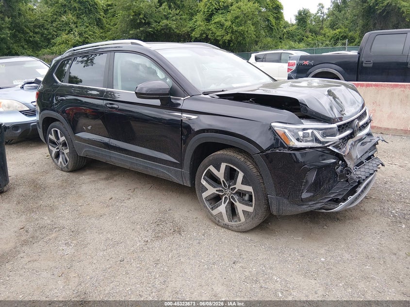 2022 Volkswagen Taos VIN 3VV2X7B27NM083640 IAAI salvage auction — FRONT END, Salvage Title, sold $6,100 on 2026-07-23 (photo 1)