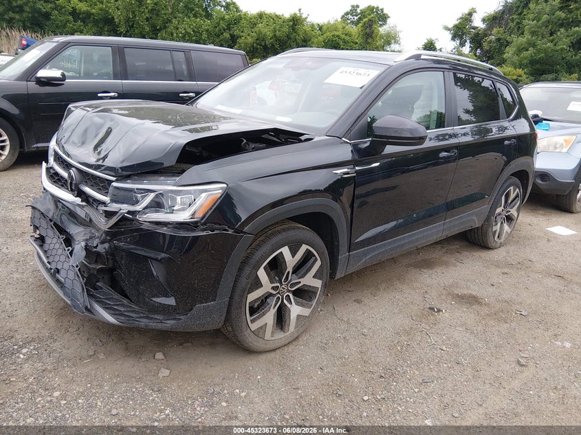 2022 Volkswagen Taos VIN 3VV2X7B27NM083640 IAAI salvage auction — FRONT END, Salvage Title, sold $6,100 on 2026-07-23 (photo 2)