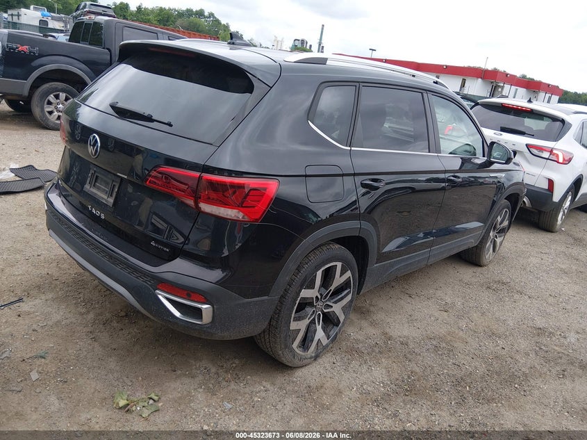 2022 Volkswagen Taos VIN 3VV2X7B27NM083640 IAAI salvage auction — FRONT END, Salvage Title, sold $6,100 on 2026-07-23 (photo 4)