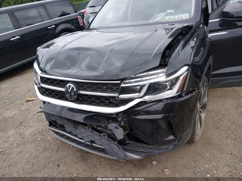 2022 Volkswagen Taos VIN 3VV2X7B27NM083640 IAAI salvage auction — FRONT END, Salvage Title, sold $6,100 on 2026-07-23 (photo 6)