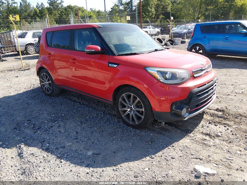 2018 Kia Soul VIN KNDJX3AAXJ7558066 IAAI salvage auction — REAR END, Salvage (South Carolina), sold $1,100 on 2026-07-28 (photo 1)