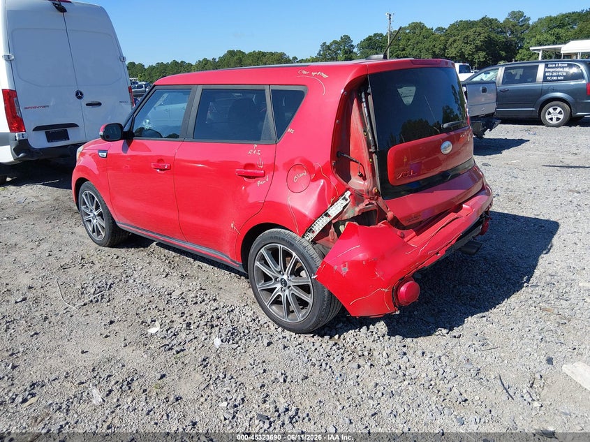2018 Kia Soul VIN KNDJX3AAXJ7558066 IAAI salvage auction — REAR END, Salvage (South Carolina), sold $1,100 on 2026-07-28 (photo 3)