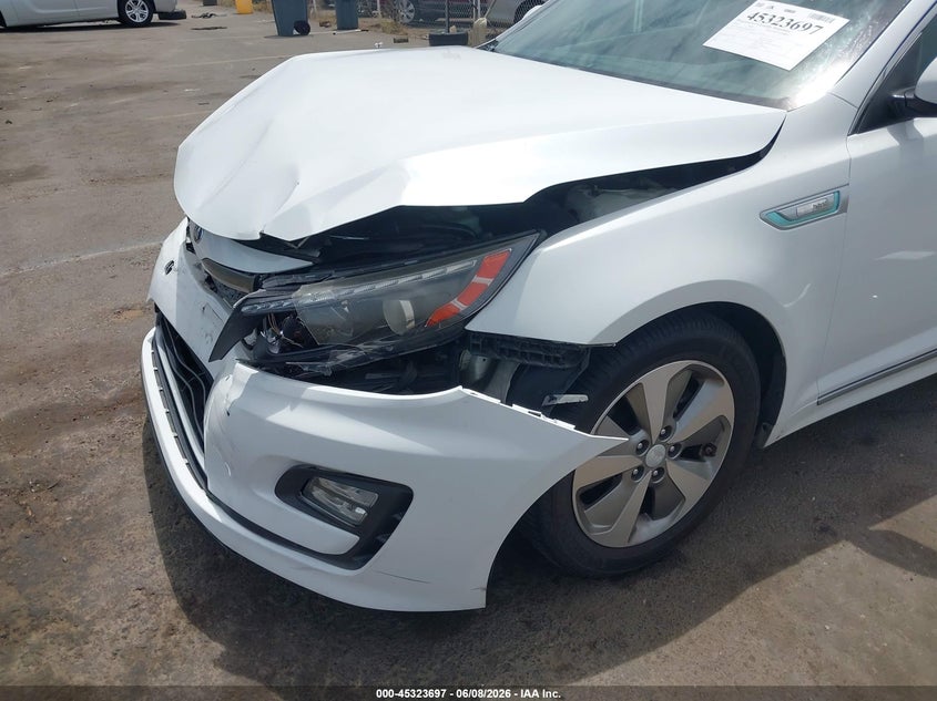 2016 Kia Optima VIN KNAGN4AD4G5093379 IAAI salvage auction — FRONT END, Salvage Title, sold $1,400 on 2026-07-15 (photo 6)